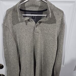 Van Heusen Gray Sweater Mens XL (B)